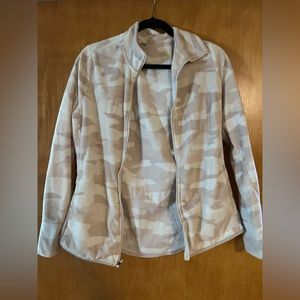 Old navy active pink camo zip up